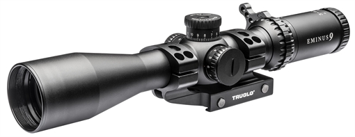 Picture of TRUGLO EMINUS Rifle Scope, 3-9X40mm, 30mm Main Tune T.P.R. (Illuminated TacPlex Reticle, APTUS-M1 1 Piece Base Throw Lever, Black Finish TG-TG8539TLR