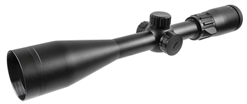 Picture of TruGlo TG-8541BIB Intercept Black Anodized 4-12x44mm 1" Tube Illuminated BDC Reticle TG8541BIB