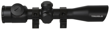 Picture of Truglo 4x32mm Crossbow Scope with Weaver Style Rings - Illuminated Dual Color Reticle Matte Black TG8504B3L TGTG8504B3L
