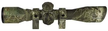 Picture of Truglo 4x32mm Compact Crossbow Scope with Weaver Style Rings - Crossbow Reticle Camo TG8504C3 TGTG8504C3