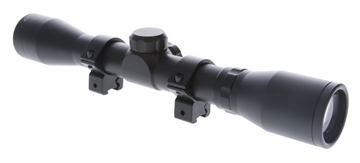 Picture of TruGlo TG-TG8504XB Buckline Black Anodized 4x 32mm Duplex Reticle TGTG8504XB