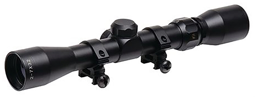 Picture of TruGlo TG-TG852732B Trushot Black Anodized 2-7x32mm Duplex Reticle TGTG852732B