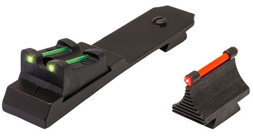 Picture of TruGlo Lever Action Rifle Sights Black 0.343" Red Front, Green Rear Adjustable for Marlin 336 TG109
