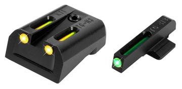Picture of TruGlo TFO Green/Tritium/Fiber Optic Front Sight-Yellow/Tritium/Fiber Optic Rear Sight Kimber 1911 TG131KTY