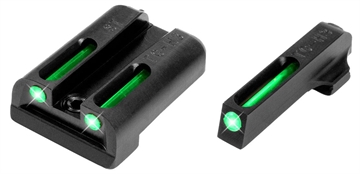 Picture of TruGlo TFO Green/Tritium/Fiber Optic Front Sight-Green/Tritium/Fiber Optic Rear Sight Sig Sauer P-Series #6 Front/#8 Rear TG131ST2
