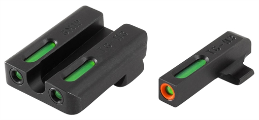 Picture of Truglo TFX Pro Tritium/Fiber-Optic Day/Night Sights Fit SSteyr M-A1|Steyr C-A1|Steyr S-A1|Steyr L-A1 - Orange Outline Front/Rear Green TG13SM1PC