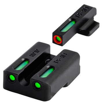 Picture of TRUGLO TFX Pro, Sight Set, Fits Springfield Hellcat, Tritium/Fiber-Optic, Day/Night Sight, 24/7 Brightness, Orange Ring on Front Sight TG-TG13XD2PC