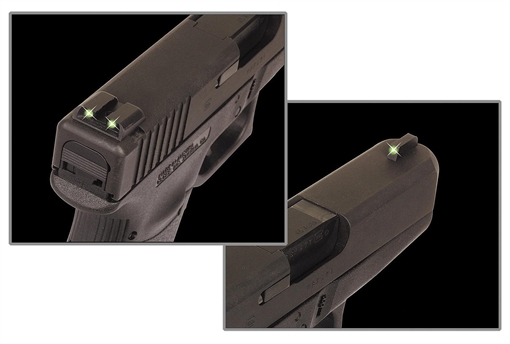 Picture of Truglo Tritium Sights Fits S&W M&P Including SHIELD & .22 models EXCLUDING .22 Compact / C.O.R.E./ 22 Mag models EZ Series SD9 and SD40 and VE. TG231MP
