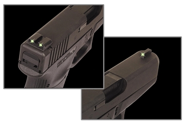 Picture of Truglo Tritium Sights Fits S&W M&P Including SHIELD & .22 models EXCLUDING .22 Compact / C.O.R.E./ 22 Mag models EZ Series SD9 and SD40 and VE. TG231MP