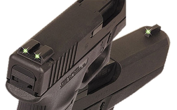 Picture of TruGlo Tritium Black Green Tritium Front Sight Green Tritium Rear Sight TG231R2