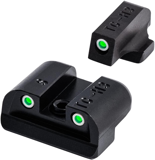 Picture of TruGlo Tritium Black | Green Tritium Front Sight Green Tritium Rear Sight TG231S2