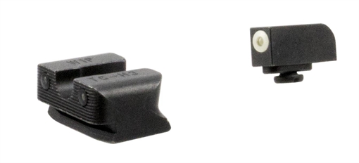 Picture of TruGlo Tritium Pro Black | Green Tritium White Outline Front Sight Green Tritium Rear Sight TG231W1W