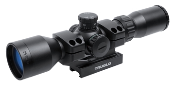 Picture of Truglo Tru-Brite 30 3-9x 42mm Obj 28.8-12.1 ft @ 100 yds FOV 1" Tube Black Matte Finish Illuminated Duplex Mil-Dot TG8539TL