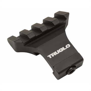 Picture of TRUGLO Picatinny Style Riser Mount, Raises Mounting Surface by 45 Degrees, Black TG-TG8975B