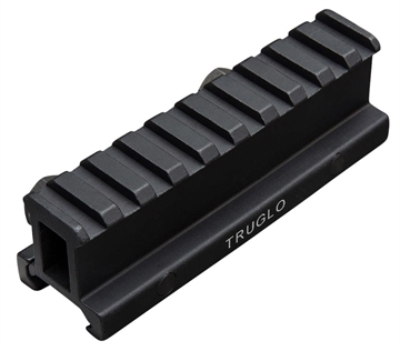 Picture of TRUGLO RISER MOUNT PICATINNY, Riser, Black, Picatinny Style Riser Mount, Raises Mounting Surface by 1" TG-TG8990B
