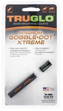 Picture of Truglo Magnum Gobble-Dot Xtreme Universal Shotgun Fiber Optic Red/Green .25" Rib TG941XA
