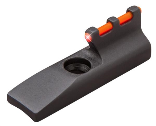 Picture of TruGlo Front Sight Red Fiber Optic Front/Black Frame Fits Browning Buck Mark Fits Ruger MK II/MK III/MK IV, 22/45, Front Post Screw Mount TG965R