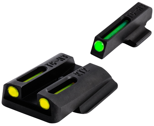 Picture of TruGlo TFO Green/Tritium/Fiber Optic Front Sight-Yellow/Tritium/Fiber Optic Rear Sight Ruger LC9/9S/380 TGTG131RT2Y