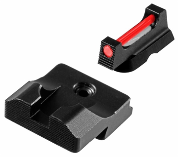 Picture of TruGlo Fiber-Optic Pro Red/Fiber Optic Front Sight-Black/Blank Optic Rear Sight CZ 75 TGTG132CZ