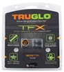Picture of Truglo TFX Tritium/Fiber-Optic Day/Night Sights Beretta PX4 Storm Excluding Compact (Front Sight Only) - White Outline Front/Rear Green TG13BR1A TGTG13BR1A