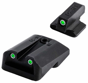 Picture of TruGlo Tritium Black Green Tritium Front Sight Green Tritium Rear Sight TGTG231N4