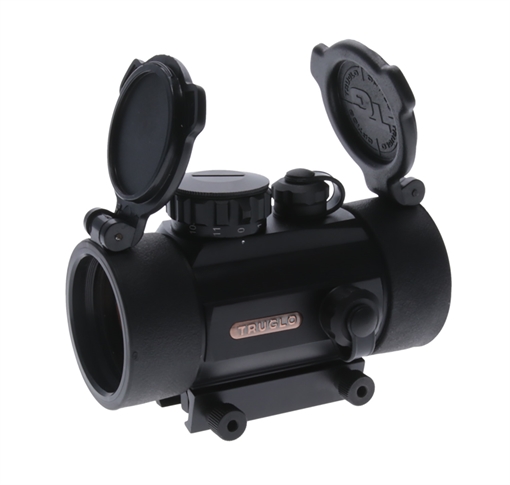 Picture of TruGlo Traditional Anodized Matte Black 1x40mm 5 MOA Red Dot Reticle TGTG8040B