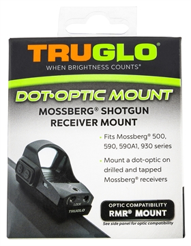 Picture of TruGlo Shotgun Receiver Mount Black Mossberg Trijicon RMR TGTG8955M2