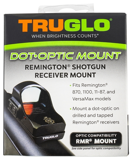 Picture of TruGlo Shotgun Receiver Mount Black Remington Trijicon RMR TGTG8955R2