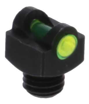 Picture of TruGlo StarBrite Deluxe Bead Black Green Fiber Optic Front Sight 6-48" Threads TGTG954AG