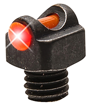 Picture of TruGlo StarBrite Deluxe Bead Black Red Fiber Optic Front Sight 3-56" Threads TGTG954BR