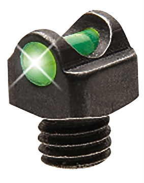 Picture of TruGlo StarBrite Deluxe Bead Black Green Fiber Optic Front Sight 3mm Threads TGTG954EG