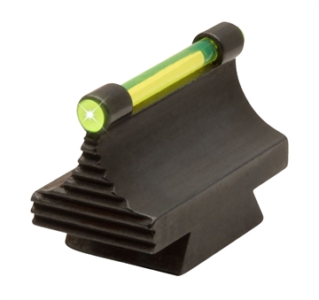 Picture of TruGlo Front Sight Green Front Fiber Optic/Black Frame 3/8" Dovetail, .530" High TGTG95530RG