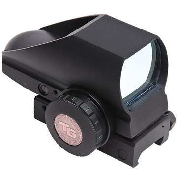 Picture of TRUGLO TRU-BRITE Dual Color Single Reticle, Red/Green Dot, 1X, Black, 5 MOA, Anti-Reflection Coating on Target Side, Parallax Free from 30 Yards, CR2032 Battery Included TG-TG8385B