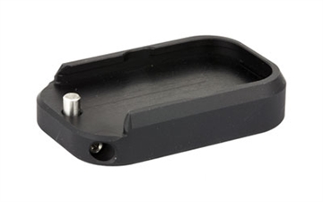 Picture of Taran Tactical Innovation Base Pad, Fits Glock +0, 9/40 Double Stack, Black Finish GBP940-0S
