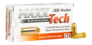 Picture of Tulammo 32ACP 71gr Full Metal Jacket 50 Per Box/12 Case PTGB32B