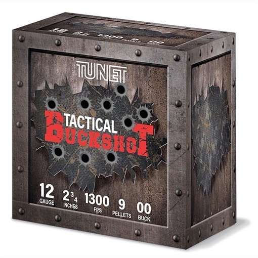Picture of Challenger Ammo TUNET 12GA 2-3/4 9 PELLET 00 BUCK 250RD CASE 00100