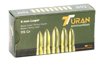 Picture of TURAN 9MM 115GR FMJ 50RD BOXES 860005843251