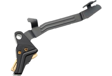 Picture of TYRANT CNC CNC FOR GLOCK 43X 48 I.T.T.S TRIGGER BLACKGOLD WBAR TDG43TRIGBLKGOLDBAR