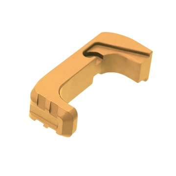 Picture of Tyrant CNC Extended Magazine Release Glock 43x/48 Gold Aluminum TD43X48EGLD