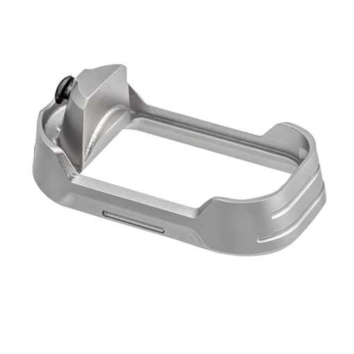Picture of Tyrant CNC Magwell Fits Glock 17 Gen 3 Grey Aluminum TDG17MWG3GREYBLACKSCRE