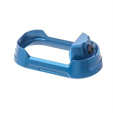 Picture of Tyrant CNC Magwell Fits Glock 19 Gen 3-4 Blue Aluminum TDG19G34MWBLUEBLKSCRW