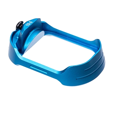 Picture of Tyrant CNC Magwell Fits Glock 19 Gen 5 Blue Aluminum TDG19G5MWBLUEBLKSCREW