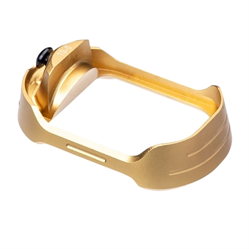 Picture of Tyrant Cnc MAGWELL FOR GLOCK 19/23 GEN 5 GOLD W/BLACK SCREW TD-G19-G5-MW-GOLD-BLKSCREW TDG19G5MWGOLDBLKSCREW