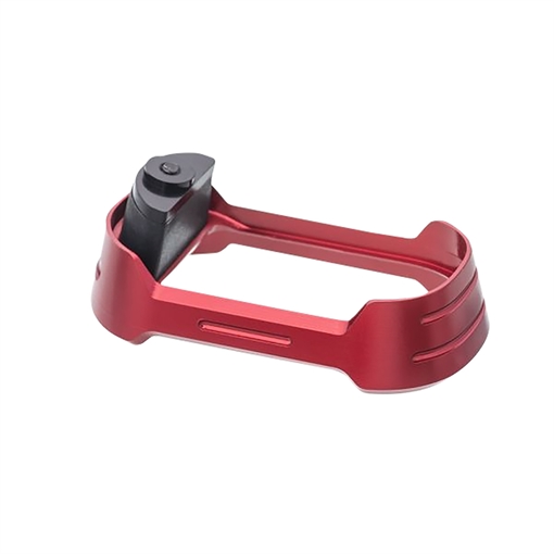 Picture of Tyrant CNC Magwell Fits Glock 43x/48 Red Aluminum TDG48MWRED
