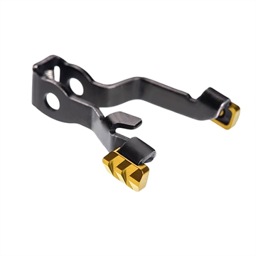 Picture of Tyrant CNC Extended Slide Release, Fits Glock 17/19/19X/26/34/45 Gen5, PVD Finish, Gold TD-GSTOP-5-GOLD TDGSTOP5GOLD