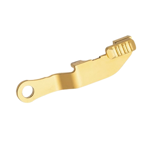 Picture of Tyrant CNC Extended Slide Release, Fits Springfield Hellcat/Hellcat Pro, PVD Finish, Gold TD-HCATSCL-GOLD TDHCATSCLGOLD