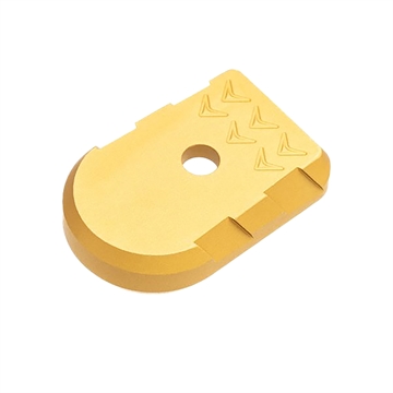 Picture of Tyrant CNC TDP365BPMACROGOLD P365-XMACRO Base Plate Gold Compatible w/ 17-Round XMacro Mags