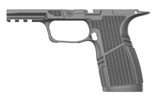 Picture of Tyrant CNC Snub Nose Grip Module Grey Fits Sig P365 TDP365GRMMACROGREY