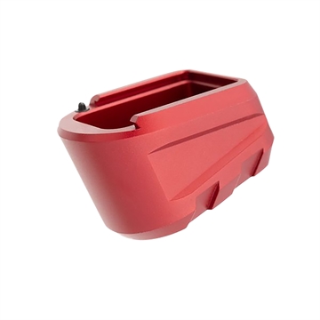 Picture of Tyrant CNC Magazine Extension 9mm Fits Sig P365 X Macro 3rd Red Aluminum TDP365MAGEXRED