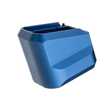 Picture of Tyrant CNC Magazine Extension Fits H&K VP9/VP40/VP30 5rd Blue Aluminum TDVP9MAGEXBLUE